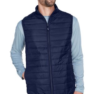 Men's Prevail Packable Puffer Vest - Classic Navy
