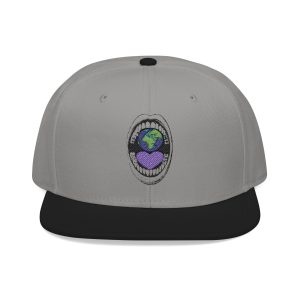 Embroidered Grape Patch Snapback Hat — Vintage Vineyard Baseball Cap