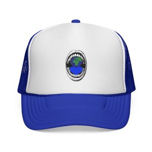 Earth Love Trucker Cap – Blue Heart Globe Patch Hat