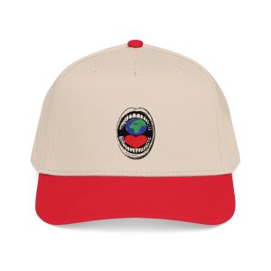 Mid Profile Baseball Cap - Red Heart