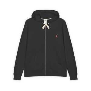 Full-Zip Hoodie - Survive Quality Graphic (Red Lips & Skull)