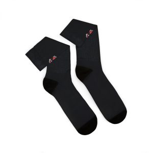SAYLUVWE Athletic Socks – Black