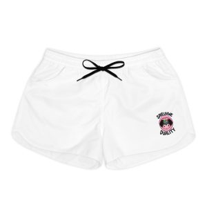 Casual Women’s Shorts — 'Sizzling Duality' Cute Character Graphic