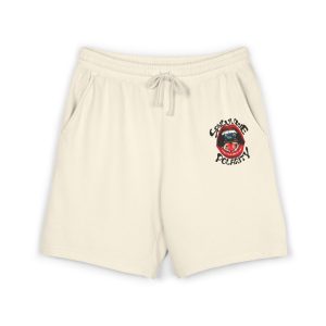 Retro Surf Graphic Sweat Shorts — "Polarity" Lightweight Fleece